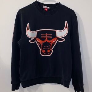 2014 Mitchell & Ness Chicago Bulls Crewneck Sweatshirt Size Medium